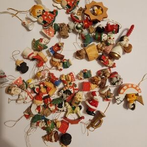Mintaure Christmas Tree Ornaments Animals Santa Angel Bell 57 Pieces